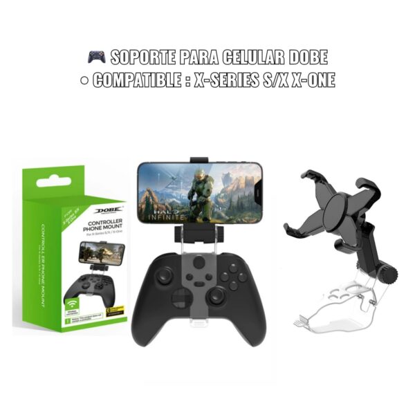 Clip Soporte Celular Smartphone Control Xbox One Series S/x