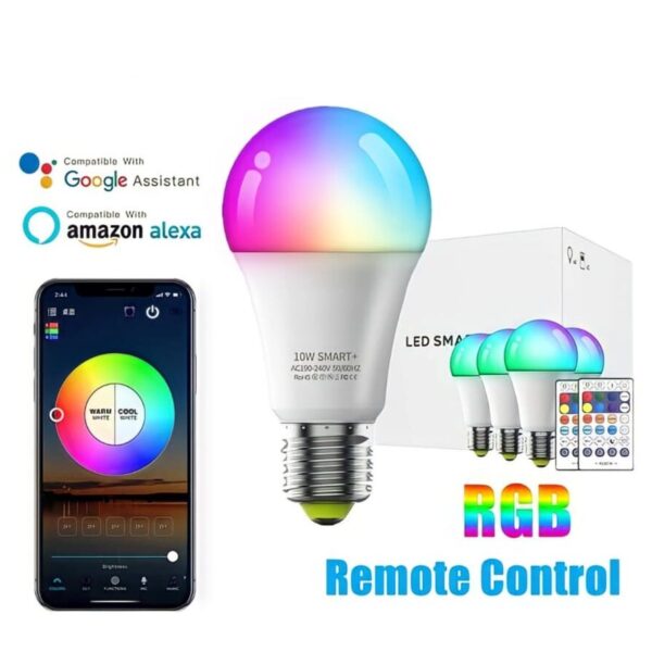 Bombillo Smart Led Wifi 9w Rgb Dimerizable