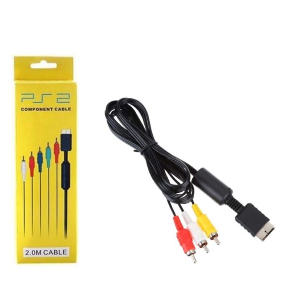 Cable A/v Audio Y Video Play Ps2 Ps3 Tv 3 Rca 1,8 Metros