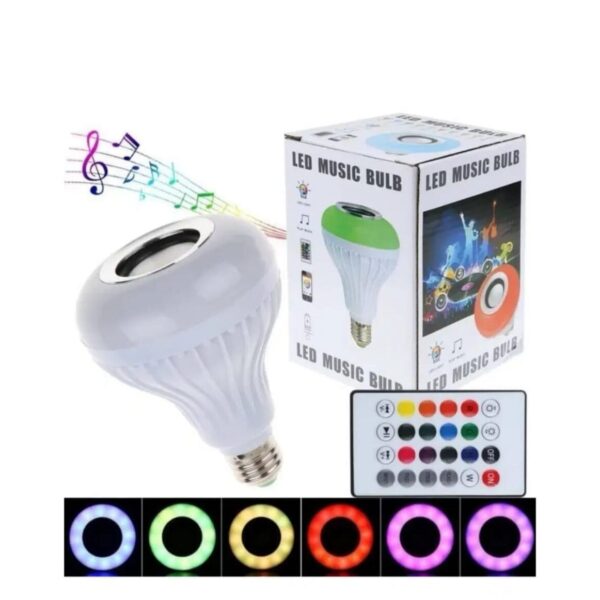 Bombillo Parlante Led Bluetooth Multicolor Rgb + Control