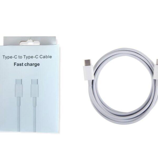 Cable De Datos Tipo C a Tipo C 1 Metro