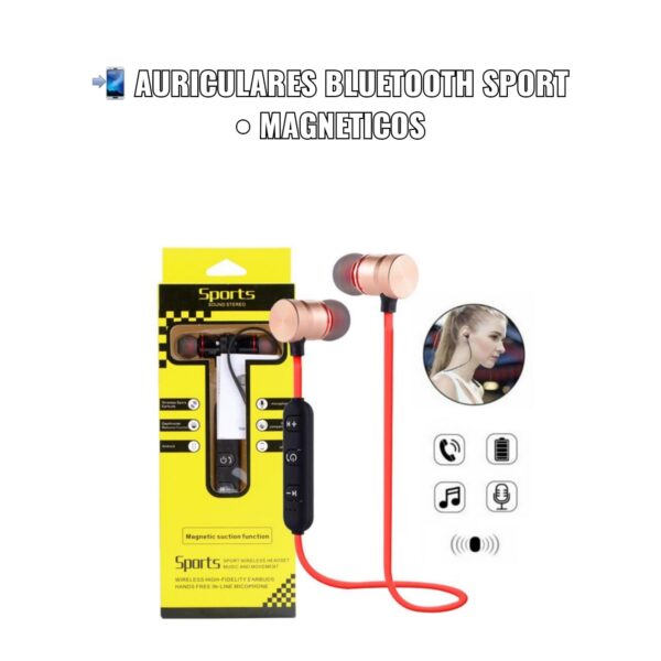 Manos Libres Bluetooth Inalámbricos Magnéticos