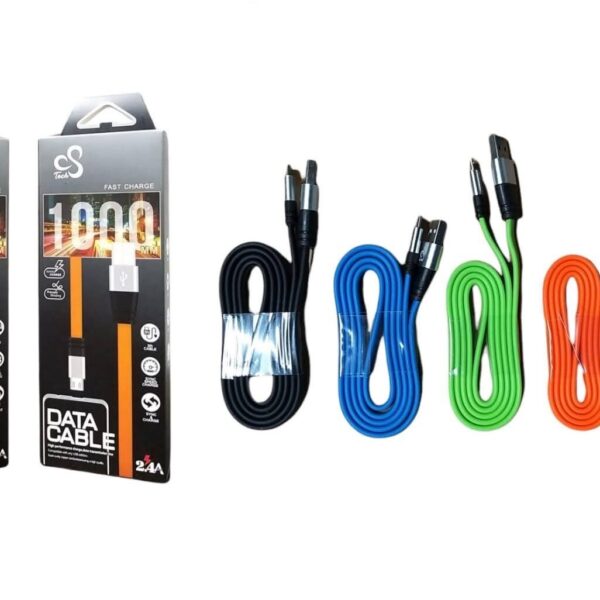 Cable de Datos V8 Siliconado Plano CS-TECH