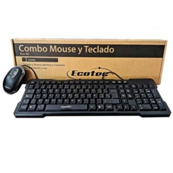 Combo Mouse + Teclado Estandar Usb