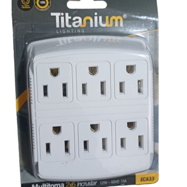 Multitoma Electrico De 6 Salidas